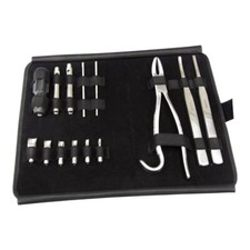 Set of Equine Dental Burgess Wolf Tooth Extractor Large Stainless Steel 14 Pcs.