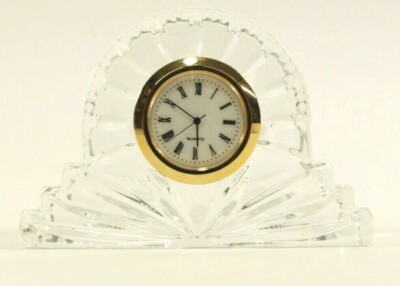 Vintage Royal Limited Crystal - Mantel Clock - 24% Full Lead Handcut '1995