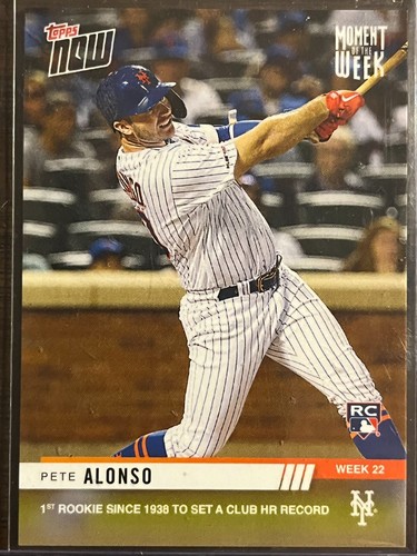 2019 Topps Now MOW-22 Pete Alonso