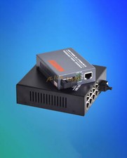 Gigabit Fiber Optic Media Converter 1 CH SC 8 CH RJ45 Converter Transceiver