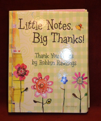 Leanin' Tree  Little Notes, Big Thanks! 12 Note Cards 3 each of 4 designs USA