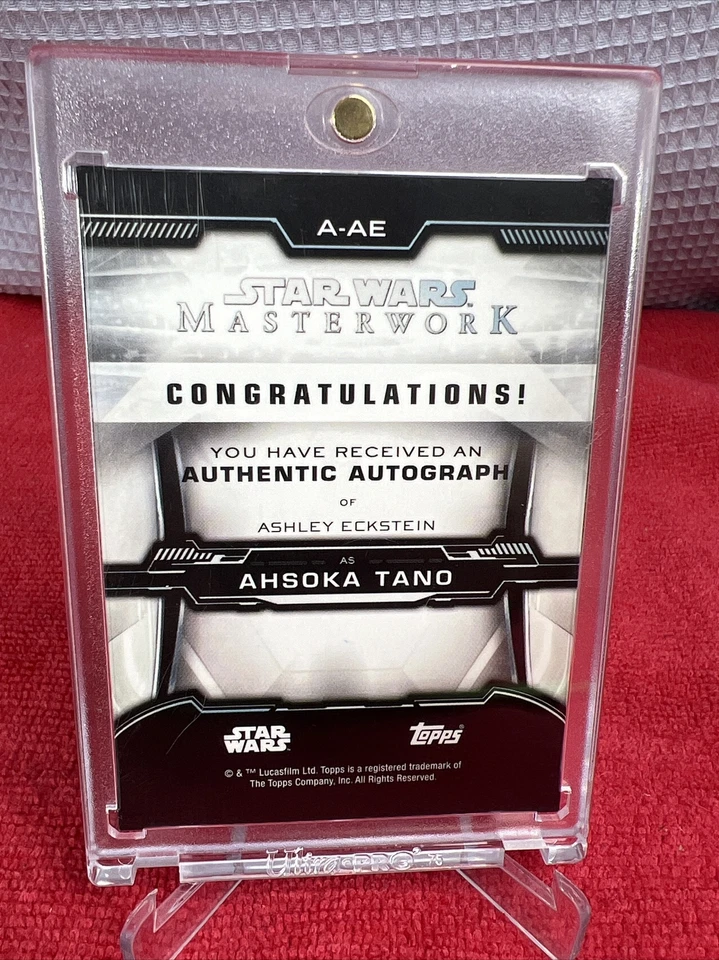 🔥 AHSOKA TANO 2019 TOPPS STAR WARS MASTERWORK A-AE ASHLEY ECKSTEIN AS AUTOGRAPH - Image 3 of 4