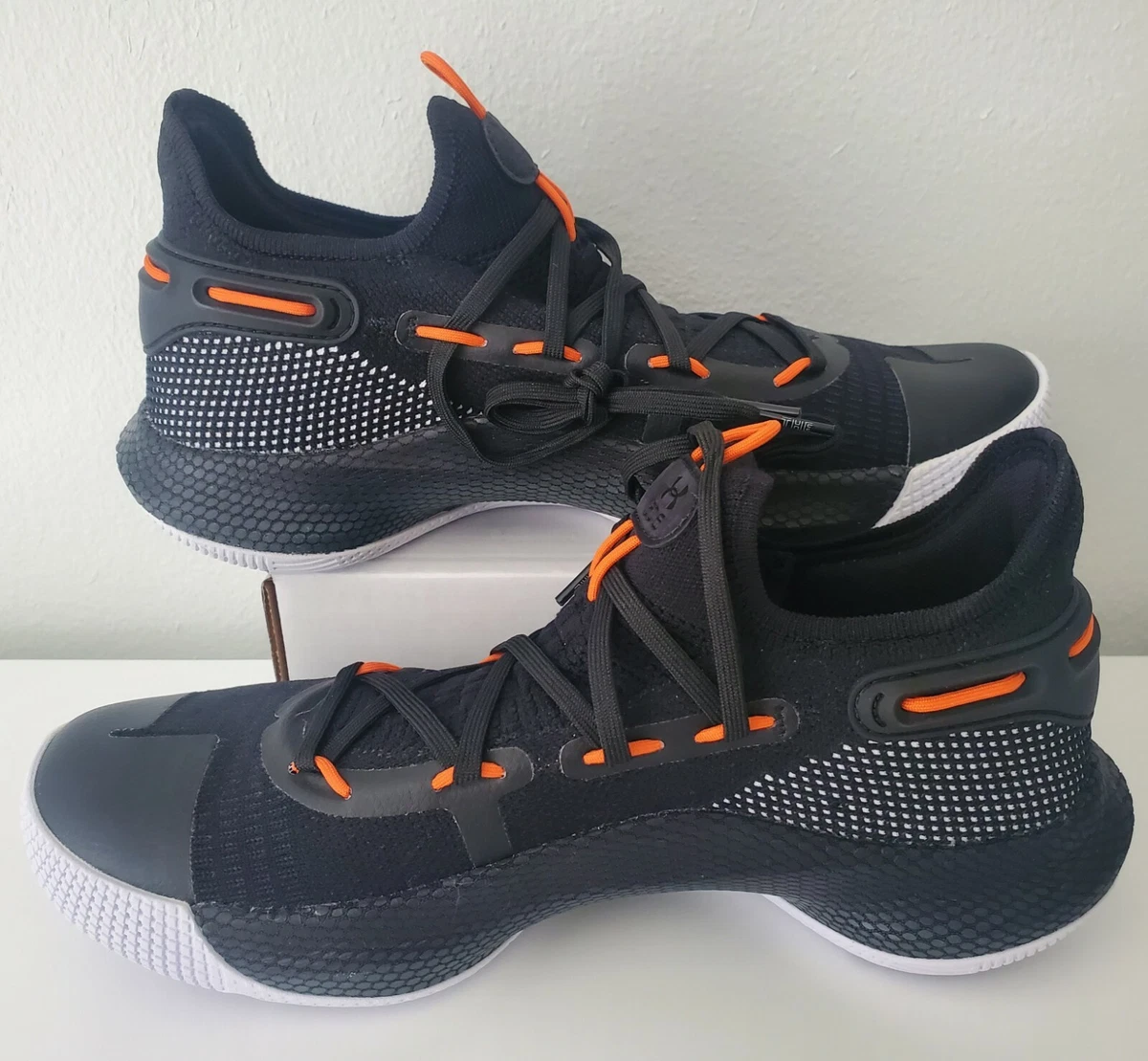 Under armour curry best sale 6 mens black