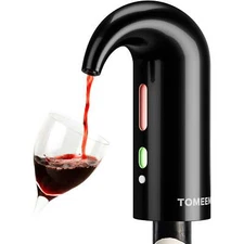 Tomeem Electrice Wine Aerator Pourer Automatic Wine Decanter USB Fast Charging