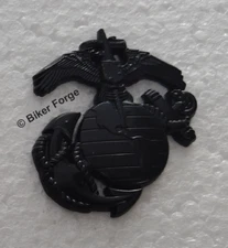 MARSOC Eagle Globe & Anchor Pin MATTE BLACK BADGE Emblem Marine Corps Raider EGA