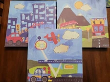 Oopsy Daisy Fine Art For Kids Transportation Series