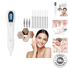 Adjustable Battery-Operated Skin Tag & Wart Remover with Stainless Steel Needles