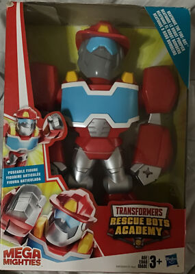 New Mega Mighties Transformers Rescue Bot Academy Heatwave Action Figure Toy NIB