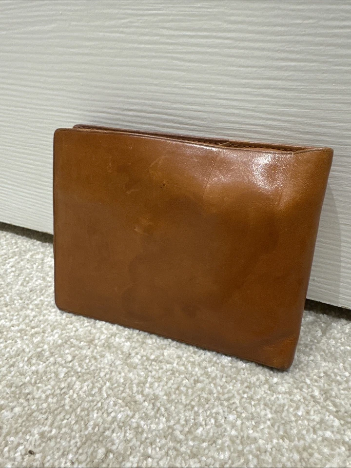 Pierre Cardin Evolution Brown Genuine Leather Wallet Men Women Italian, Used - Image 2 of 4