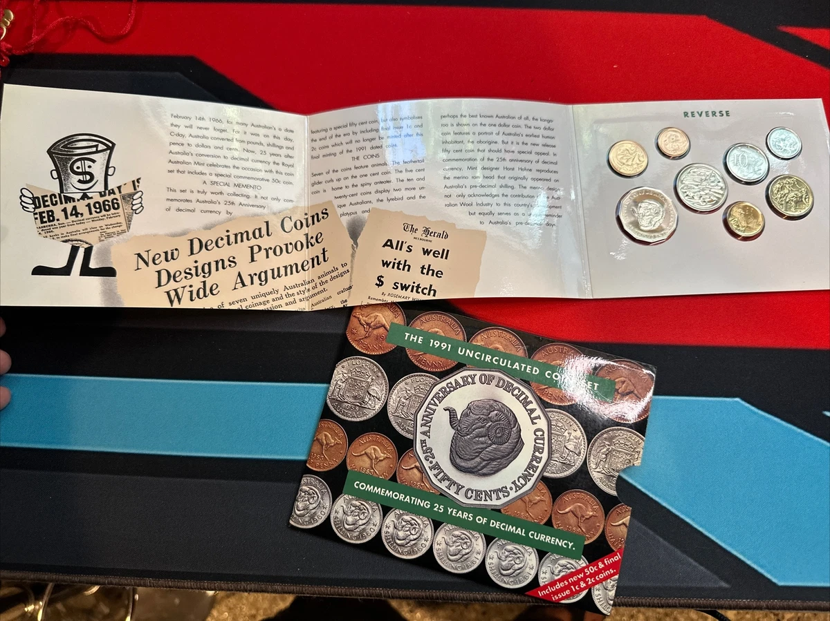 Uncirculated 1991 Australian Decimal Coins for sale | eBay
