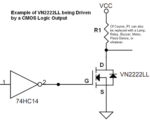 10ea VN2222LL VN2222 USA Shipped TTL CMOS Logic Compatible N Channel MOSFET - Picture 5 of 8