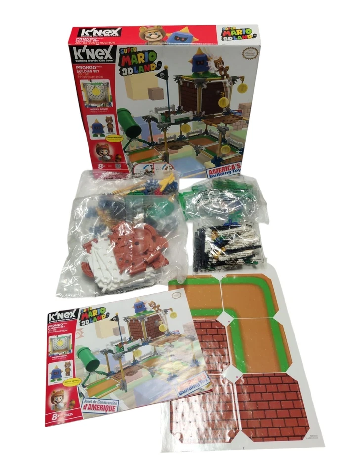 K'NEX Nintendo Super Mario 3D Land Prongo Building Set 2013 Open Box Complete - Image 2 of 4