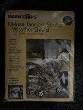 Weather Shield Clear Stroller Rain Cover Canopy Standard Stroller Universal Size