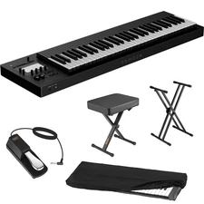 EXPRESSIVE E Osmose 61-Key Synthesizer Bundle w/ Stand, Bench, Pedal & Cover KIT