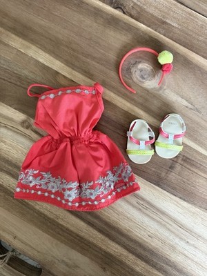 American Girl Doll Truly Me Sunny Day Dress Complete Outfit w/Box RETIRED