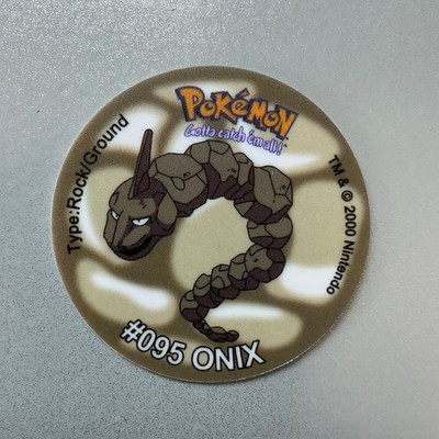 #095 Onix Pokemon Taz Tazo Chip Pog Nintendo Cheetos Lays Pokémon