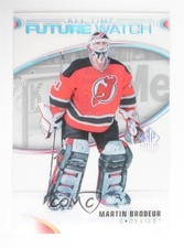 2020 SP Signature Edition Legends Martin Brodeur Autograph #444 card