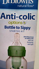 Dr. Brown's Anti-Colic Options  Narrow Sippy Bottle Starter Kit 8oz Level 3