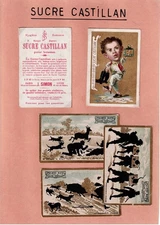 chromos anciens Sucre Castillan en bon état