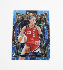 2025 Panini WNBA Select Light Blue Disco Prizm A'ja Wilson #56 #'d /125