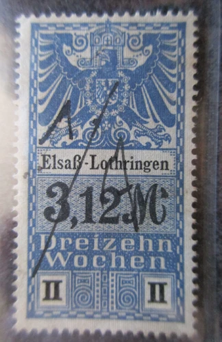 Socio-postal stamp of ALSACE LORRAINE No. 30 price 7 € lot OK39 67