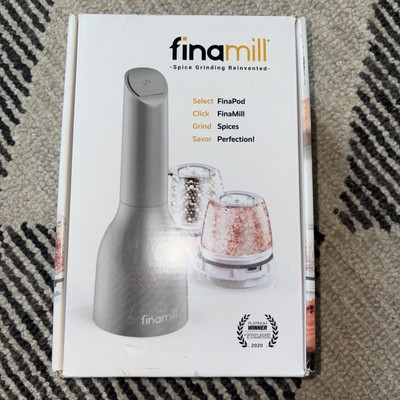 Finamill Spice Grinder Grinding Reinvented FinaPod w/2 PRO Plus Pods