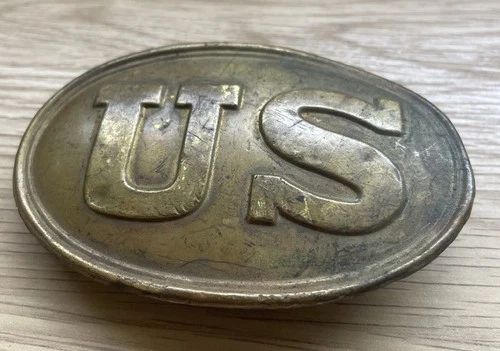 Original Civil War Federal Enlisted U.S. Belt Plate Buckle Non Excavated