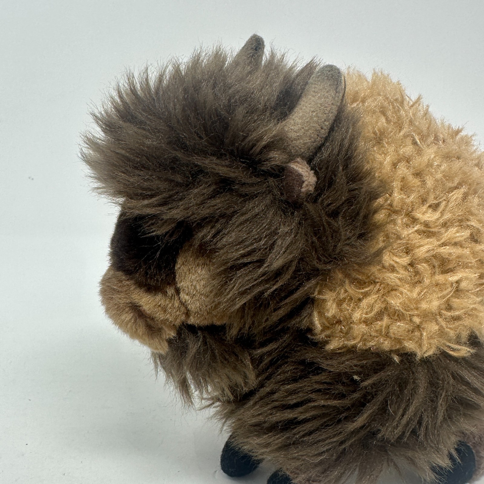 Wildlife Artists Bison Plush Stuffed Animal Brown Ox Bull Wild Furry Cute 6"