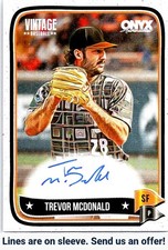 2024 Onyx Vintage #VATRMC Trevor McDonald Autographs