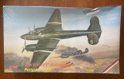 Petlyakov Pe-2 - MPM 1/48 Scale Unassembled Aircraft Kit#48041 - Sealed/NIB