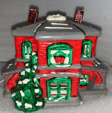 Vintage MANN Dorset House Lighted Christmas Village Manor New Cord & Bulb Xmas