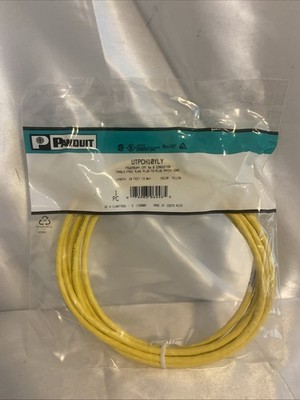 Box Of 10-PANDUIT UTP  PATCH CORD 10FT 24AWG 10FT