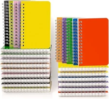 Small Notebooks 3x5 Bulk, Mini Spiral Notebooks 40 Packs, Pocket Notebooks