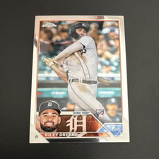 Topps 2023 Chrome Riley Greene Detroit Tigers Rookie Base Set #182