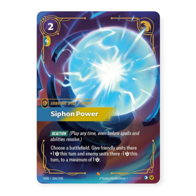 Siphon Power (Foil) - 266/298 - Origins (OGN)