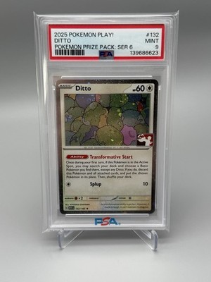 2025 Pokemon DITTO #132/165 Play! Pokémon Prize Pack #6 Holo Rare