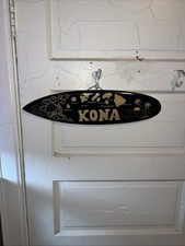 Hawaii Wall Decor Tiki Bar Surfboard Carved Wood Home Wall Decor