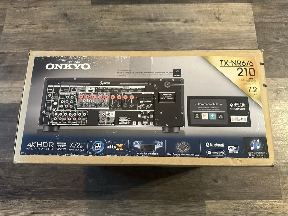 Onkyo TX-NR676 7.2-Channel Network AV Receiver Brand NEW - Image 3 of 4