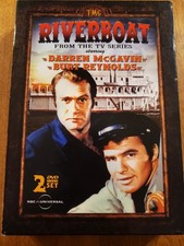 Riverboat - DVD with Burt Reynolds , Darren McGavin Black & White 