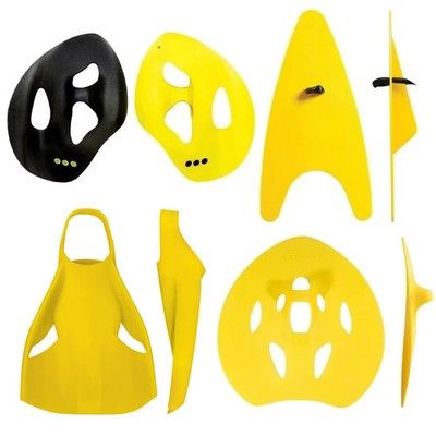 Iso Manta Freestyle Swimming Paddles Fins Ergonomic Professional Strokes Practic