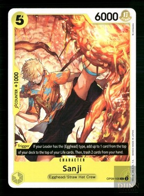 SANJI (105) OP09-105 C ONE PIECE NM/M