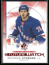 2024-25 SP Authentic Brennan Othmann Limited Red RC #102 New York Rangers