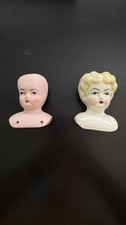 vintage Bisque Dolls Heads Porcelain