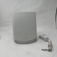 NETGEAR Orbi RBS750 Tri-Band AX4200 WiFi 6 Mesh Extender W Adapter White