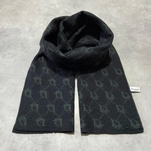 Foulard Christian Dior logo trotteur accessoires mode vintage