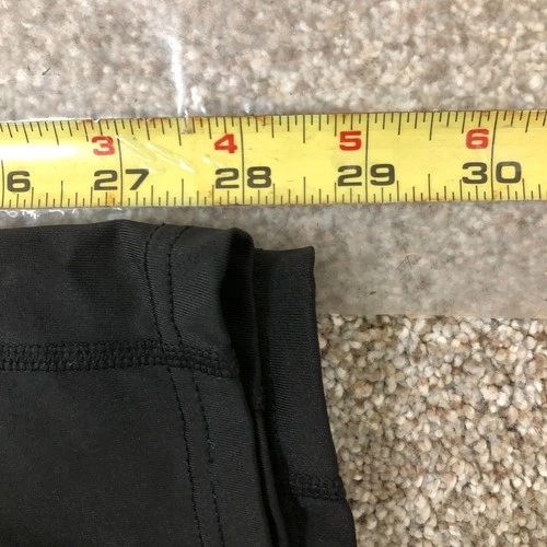 HYCOPROT Pro Combat Leggings Large Adult Black Compression Stretch Pull On Mens image 7