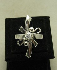 Stylish Genuine Sterling Silver Ring Stamped Solid 925 CZ Handmade Empress