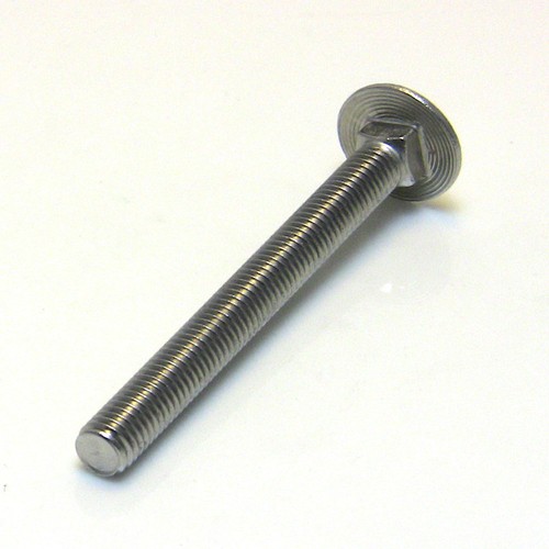 Viti di serratura filettatura completa acciaio inox V2A viti piatte metriche M6 - M12 - Foto 3 di 9