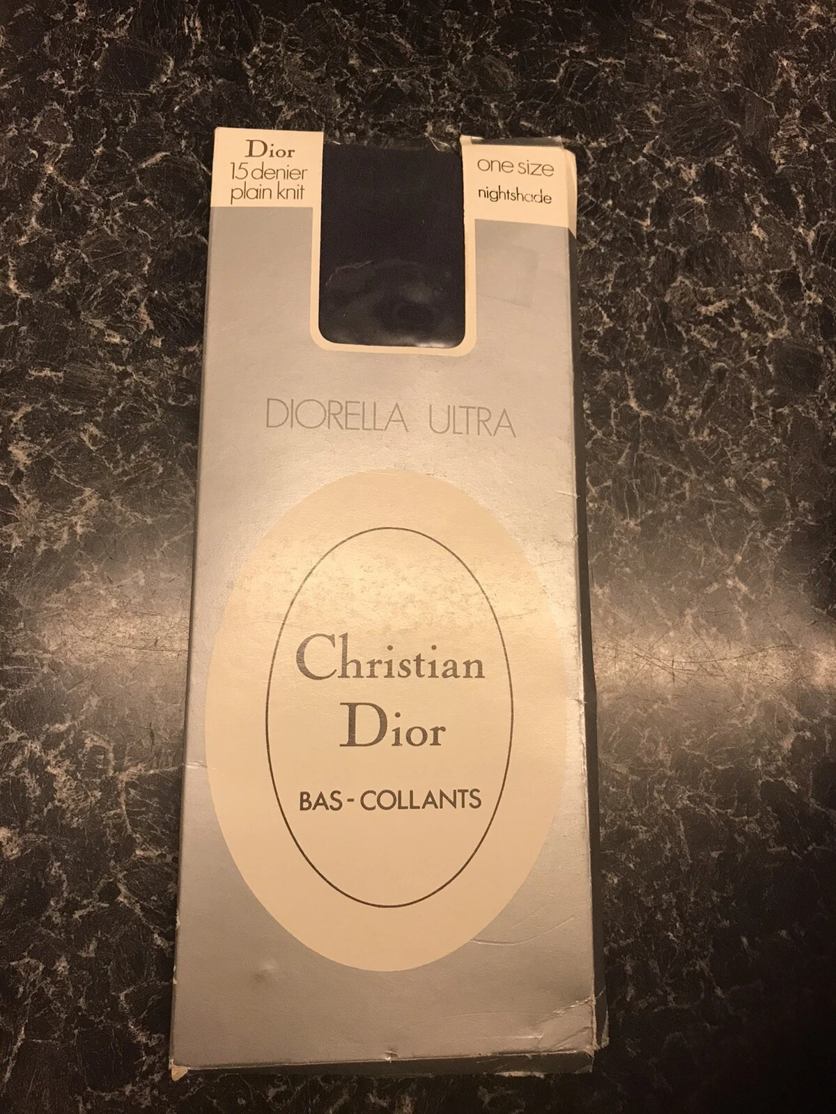Collant bas collants vintage Christian Dior   Taille unique   Teinte teinte   Neuf