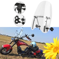 18"x16" Windshield Fit 7/8'' 1'' Handlebar Fit For Yamaha V Star XVS650 XVS950